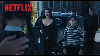 Morticia Says Goodbye To Wednesday  Netflix [upl. by Clorinde]