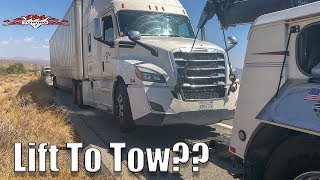 How To Tow The 2018 Freightliner Cascadia  HARDER THAN USSUAL [upl. by Neelear]