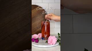 Coconut and Rose Drink  Coconut Cooler Recipe  Drinks for Summer at Home shorts [upl. by Dunstan]