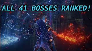 Ranking ALL 41 Bosses in Shadow of The Erdtree From Worst To Best [upl. by Eetnahs]