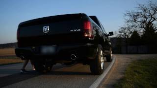 2014 RAM 1500 Hemi  Carven Progressive TR Exhaust  startup acceleration runs [upl. by Traver]