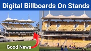 Good News 🔴 Digital Billboards In Chepauk Stadium Chennai For IPL 2024 Opening Ceremony [upl. by Narruc520]