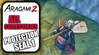 Aragami 2  All Collectibles Protection Seal 1  Devastated Village [upl. by Ohploda]