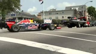 David Coulthard drives at 190mph through Lincoln tunnel New York [upl. by Paschasia]