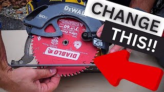 How to Change a Circular Saw Blade  For Beginners [upl. by Eciral962]