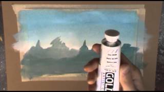 Acrylic Painting Tutorial  Mist and Fog [upl. by Nial]