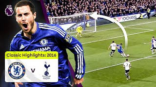 EDEN HAZARD SNATCHES LATE EQUALISER  Chelsea 22 Tottenham Hotspur  Premier League Highlights [upl. by Nataline]