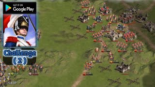 Challenge 2  Battle Of Waterloo Grand War 2 Strategy Games [upl. by Bertold337]