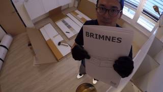 20170130 IKEA BRIMNES BED ASSEMBLY 床組 組裝縮時 [upl. by Johann]