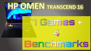 HP Omen Transcend 16 2024 Gaming Test  RTX 4060  i714700HX  12 Games and Benchmarks [upl. by Cicenia663]