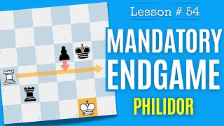 Chess Lesson  54 Fundamental Chess Endgames  Philidor Position [upl. by Ahsatsan]