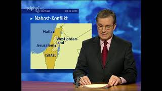 Tagesschau  2001  09122001  vor 20 Jahren  NahostKonflikt EUHaftbefehl Nachrichten [upl. by Pani]