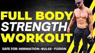 Full Body Strength Workout For Bulging Disc or Herniated Discs [upl. by Olli]