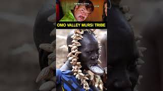 Omo valley Mursi Tribe 🇪🇹 southafrica travel africa youtube shorts [upl. by Kalila26]