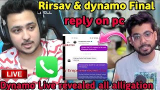 Dynamo bhai Live revealed all alpha clasher alligation😱‎DynamoGaming [upl. by Ethelyn342]