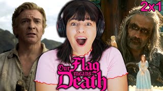 MY FAVE PIRATES ARE BACK  Our Flag Means Death Reaction  2x1  Impossible Birds [upl. by Dorran]