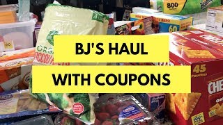 BJs Shopping Haul Couponing And Saving Money On My First Trip [upl. by Assitruc]