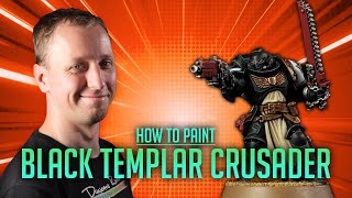 How to Paint a Black Templar Crusader Primaris Marine [upl. by Cestar]