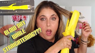 NEW DRYBAR Straight Shot Blow Drying Flat Iron [upl. by Odrarej]