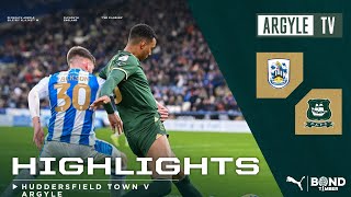 Huddersfield Town v Plymouth Argyle highlights [upl. by Ilrahs]