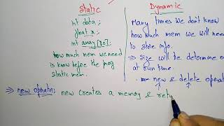 Dynamic memory allocation  Part12  OOPs in C  Lec21  Bhanu Priya [upl. by Fesuy772]