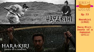 Screen Weens  53  Harakiri 1962  Harakiri Death of a Samurai 2011 [upl. by Nylknarf]