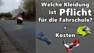 Wie teuer ist die günstigste Motorradkleidung für die Fahrschule Welche Kleidung ist Pflicht [upl. by Ssor124]