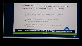 SOLUZIONI QUIZ FINALE Alternanza 2024 100 Corso sulla sicurezza  Modulo 8 PCTO [upl. by Lisabeth815]