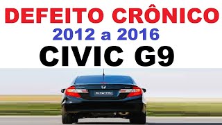 CIVIC G9 automático problema  crônico cuidado Recomendações [upl. by Inahpets]