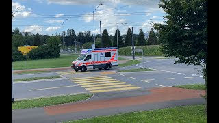 Einsatzfahrt Rettungswagen Rettungsdienst Einsiedeln [upl. by Amiaj]