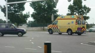 Ambulance 21101 Onderweg met A1 [upl. by Aneerhs]