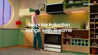 Bespoke Induction Range with AI Home l BESPOKE AI 2024 l Samsung [upl. by Eadrahc]