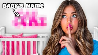 DREAM BABY NURSERY REVEAL sneak peek of baby girls name [upl. by Tynan327]