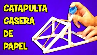 Catapulta Casera  Armas de papel [upl. by Deryl]