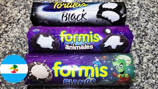 Tortitas Black  Formis Cianos y Animales Black  Galletitas Rellenas sabor Chocolate con Vainilla [upl. by Feldt]