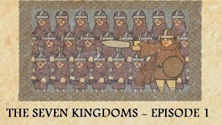 The Anglo Saxon Invasion of Britain  The Heptarchy Animated [upl. by Mehitable]