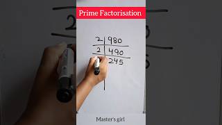 Prime Factorisation trick maths mathematics tricks [upl. by Nosittam760]