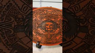 Saw Aztec calendar wall hanging [upl. by Inez503]