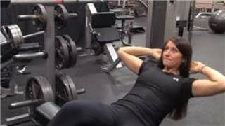 Weight Training  How to Do SitUps on the Bench [upl. by Anitrebla]