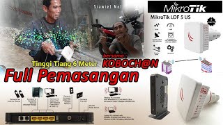 Pemasangan Full Mikrotik LDF 5 dan Wifi Netgear CG3100D Sukses [upl. by Novej855]