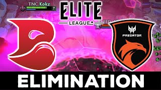 ELIMINATION LAST PICK MEEPO vs EARTH SPIRIT  TNC PREDATOR vs BLEED  ELITE LEAGUE S2 SEA DOTA 2 [upl. by Edithe]