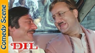 Dil Movie Comedy Scene  Aamir Khan  Madhuri Dixit  Anupam Kher  Shemaroo Bollywood Comedy [upl. by Merkley778]