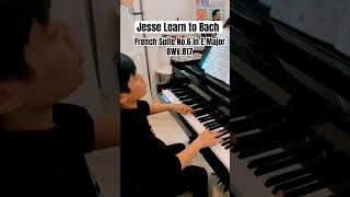 ‘Bach  Allemande  French Suite No6 ’ ABRSM grade 6 Jesse 11 Yrs [upl. by Henrietta]