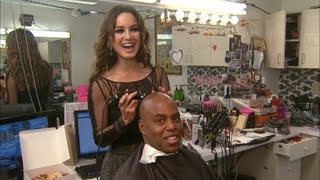 Kevin Gets a Shave from Bond Girl Berenice [upl. by Rehpitsirhc]