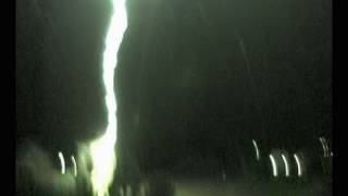 INCREDIBLE lightning strike video [upl. by Lebam]