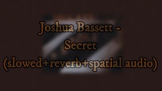 Joshua Bassett  Secret slowedreverbspatial audio [upl. by Dlabihcra]