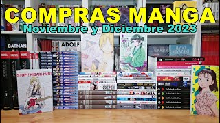 COMPRAS MANGA 60 TOMOS Noviembre y Diciembre 2023 ★ Mustangcillo [upl. by Agueda]