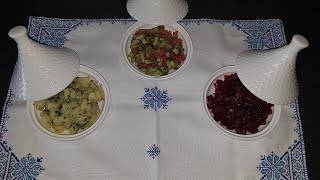 Trio de salade marocaine simple et rafraîchissante [upl. by Becht]