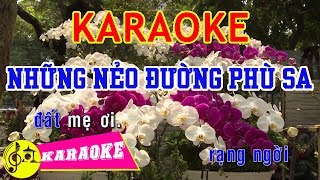 Những Nẻo Đường Phù Sa Karaoke  Beat Chuẩn [upl. by Erlinna]