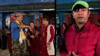 Behind the scene nepali song Laltin Chha Adherai by Basanta Thapa HD [upl. by Everrs]